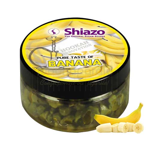 Arome narghilea fara tutun - Pietre aromate pentru narghilea marca Shiazo Banan cu gust de banane - TuburiAparate.ro